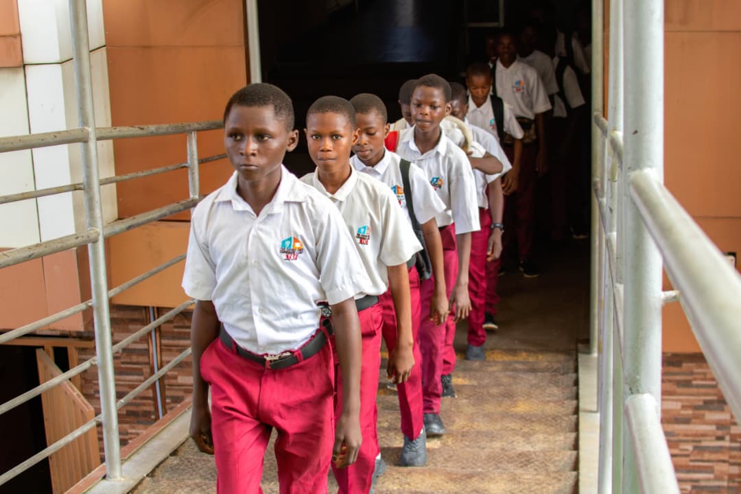 Students at The Chosen Ones Comprehensive Academy